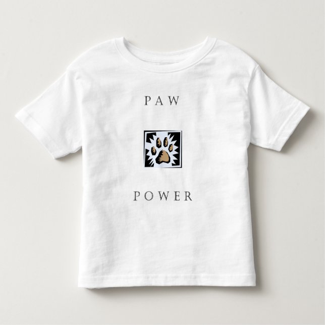 Camiseta Infantil Poder da pata (Frente)