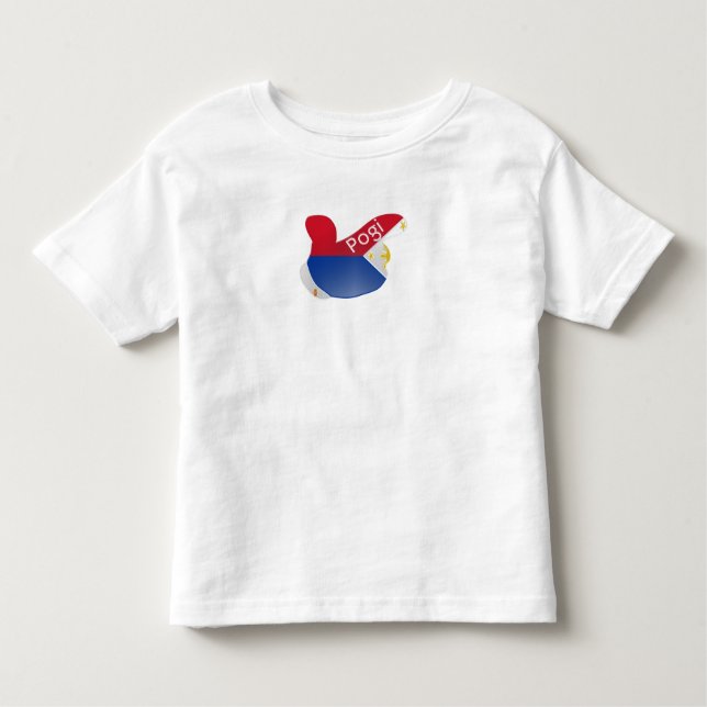 Camiseta Infantil Pogi "Bonitão", Filipino, Pinoy Humorous (Frente)