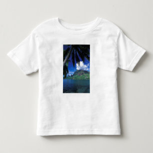 Camiseta Infantil Polinésia Francesa, Moorea. Baía de Cooks. Verde