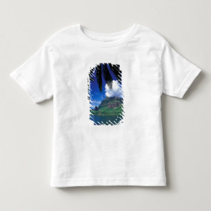 Camiseta Infantil Polinésia Francesa, Moorea. Baía de Cooks. Verde