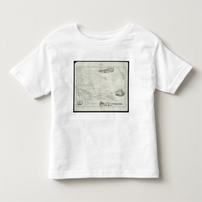 Camiseta Infantil Polinésia ou ilhas no Oceano Pacífico, da (Frente)