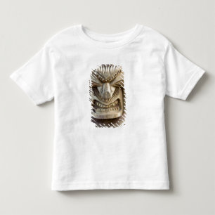 Camiseta Infantil Polinésia, Reino de Tonga. Close-up de tiki