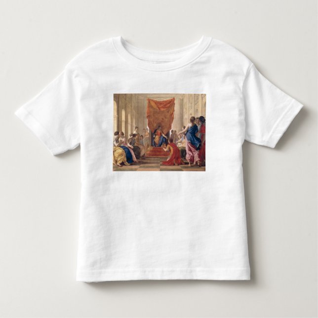 Camiseta Infantil Poliphilus que ajoelha-se antes da rainha (Frente)