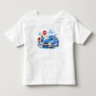 Camiseta Infantil Polizeieinsatz für Kinder