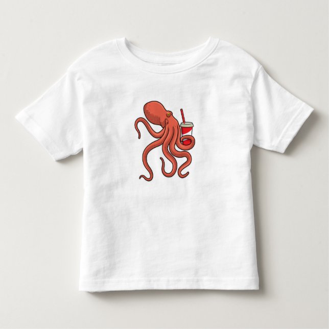 Camiseta Infantil Polvo com Bebida (Frente)