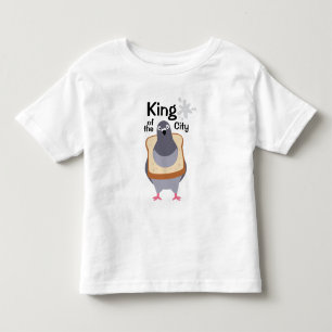 Camiseta Infantil Pombo - Rei da cidade