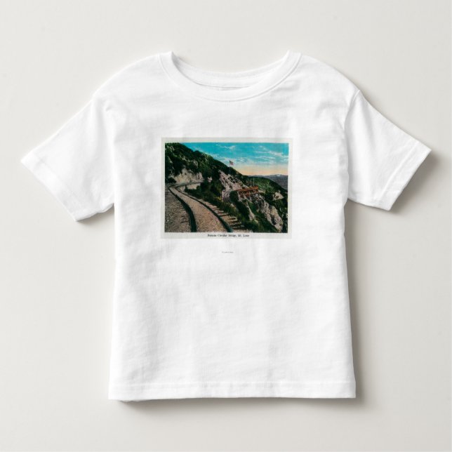 Camiseta Infantil Ponte circular famosa, Mt. LoweMt. Lowe, CA (Frente)
