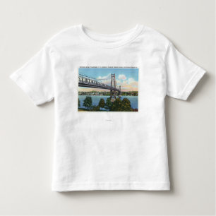 Camiseta Infantil Ponte de Médio-Hudson a histórico nacional de