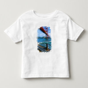 Camiseta Infantil Ponte Golden Gate e Baía de São Francisco