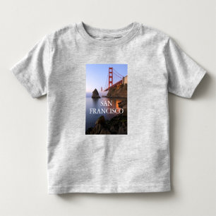 Camiseta Infantil Ponte Golden Gate São Francisco Califórnia