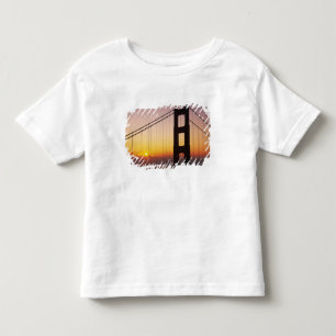 Camiseta Infantil Ponte Golden Gate, São Francisco, Califórnia, 3