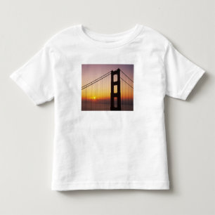 Camiseta Infantil Ponte Golden Gate, São Francisco, Califórnia, 3
