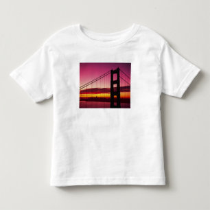 Camiseta Infantil Ponte Golden Gate, São Francisco, Califórnia, 6