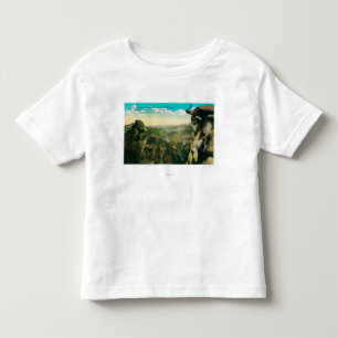 Camiseta Infantil Ponto da geleira, meia abóbada, e vale de Yosemit