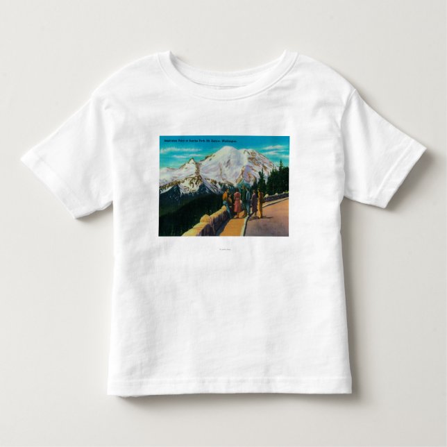 Camiseta Infantil Ponto da inspiração no parque do nascer do sol (Frente)