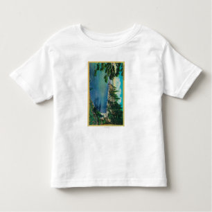 Camiseta Infantil Ponto ViewLake Tahoe de Rubicon, CA