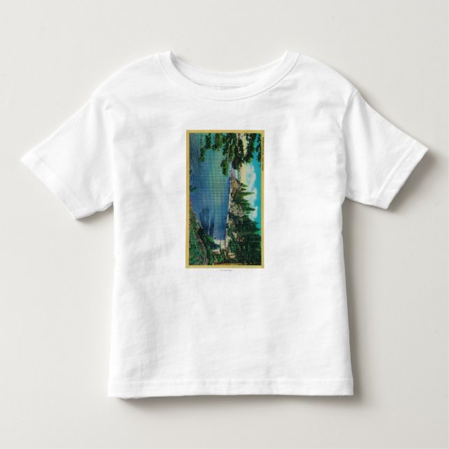 Camiseta Infantil Ponto ViewLake Tahoe de Rubicon, CA (Frente)