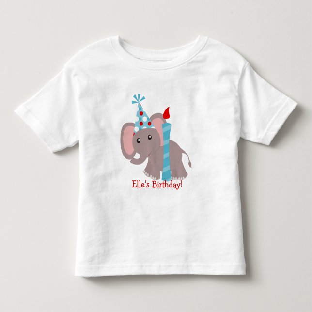 Camiseta Infantil Pontos de elefante (Frente)