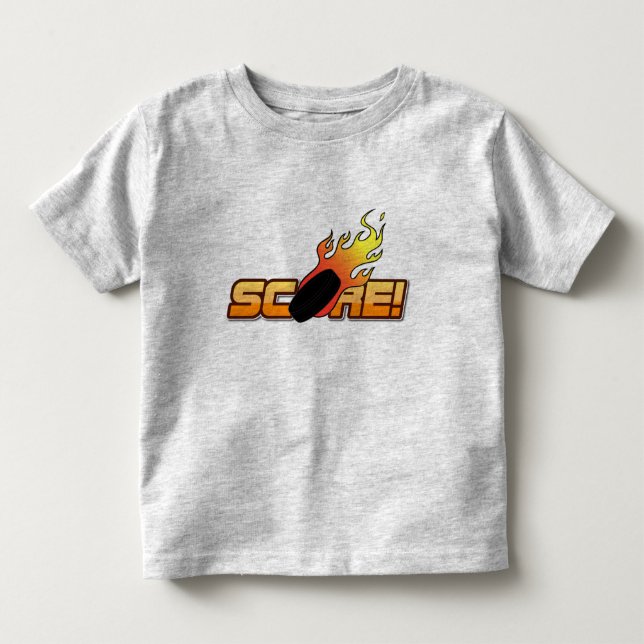 Camiseta Infantil Pontuação de hóquei (Frente)
