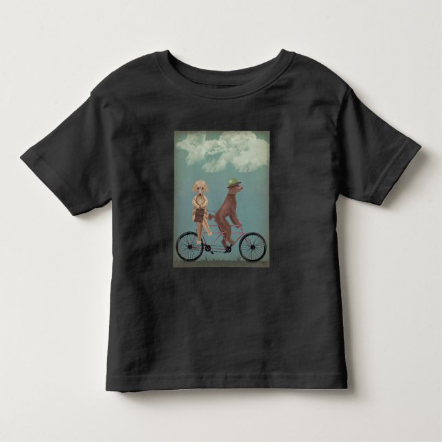 Camiseta Infantil Poodle Tandem (Frente)