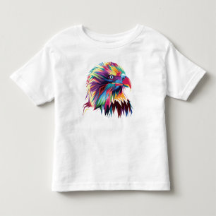 Camiseta Infantil Pop Prismático Geométrico Bald Head Art-43435