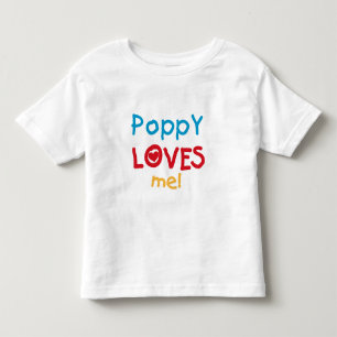 Camiseta Infantil Poppy me ama t-shirts e presentes