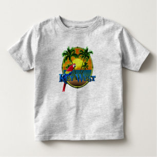 Camiseta Infantil Por do sol de Key West