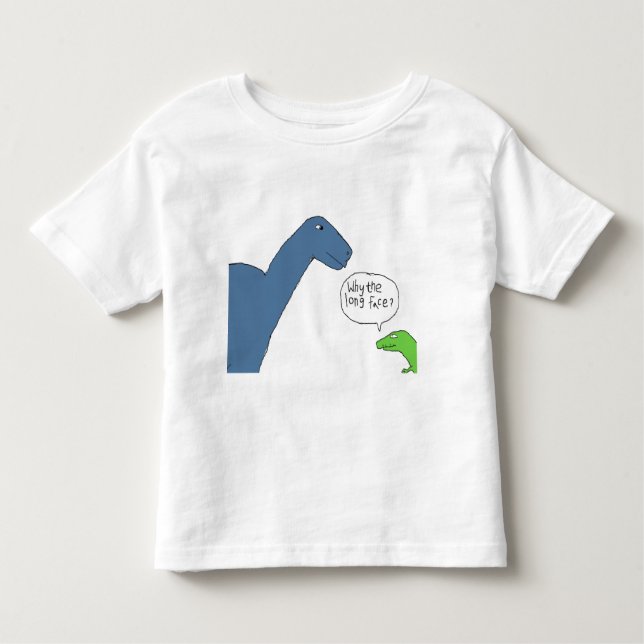 Camiseta Infantil Por que a cara longa? (Frente)