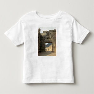 Camiseta Infantil Porta do leão sobre a entrada