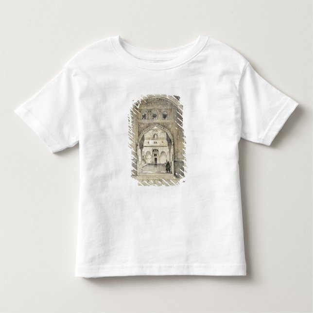 Camiseta Infantil Porta do Salão dos embaixadores, 'dos esboços (Frente)
