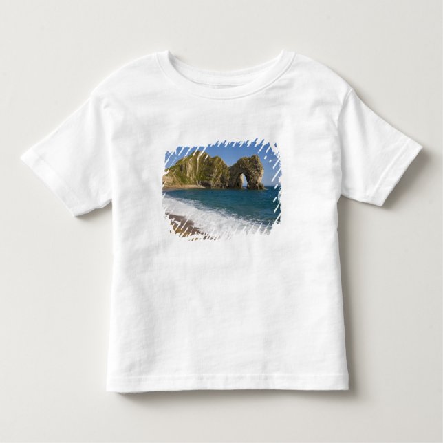 Camiseta Infantil Porta Durdle, Lulworth Cove, Costa Jurássica, (Frente)