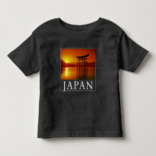 Camiseta Infantil Portão O-Torii, Santuário Itsukushima Miyajima,