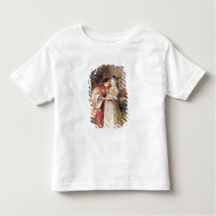 Camiseta Infantil Portia e Bassanio, c.1826 (w/c, tinta marrom,