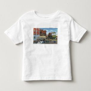 Camiseta Infantil Portland, MaineView do quadrado do congresso