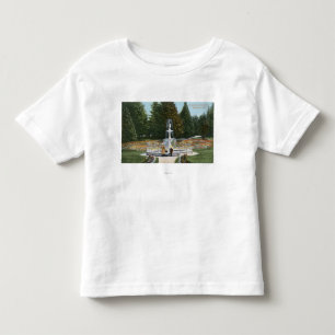Camiseta Infantil Portland, opinião da fonte do parque de OregonCit