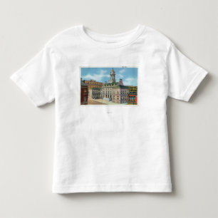 Camiseta Infantil Portland, opinião de MaineExterior da câmara