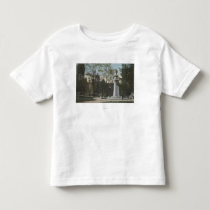 Camiseta Infantil Portland, Oregon - o monumento do soldado & o