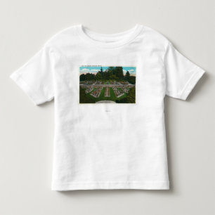 Camiseta Infantil Portland, OregonView dos jardins do teste do rosa