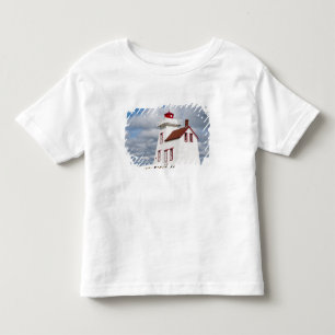 Camiseta Infantil Porto de Rustico, Ilha do Príncipe Eduardo.