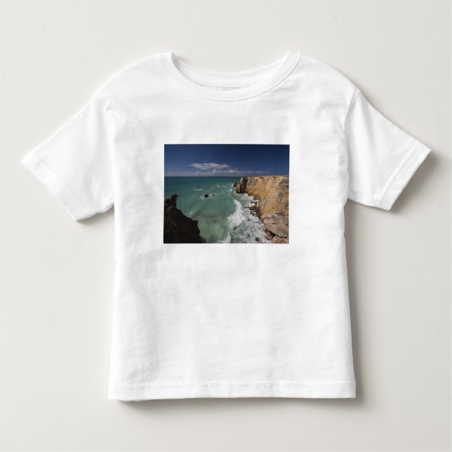 Camiseta Infantil Porto Rico, Costa Oeste, Cabo Rojo, linha costeira (Frente)