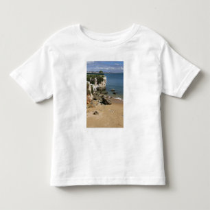 Camiseta Infantil Portugal, Cascais. Praia da Rainha, uma praia em