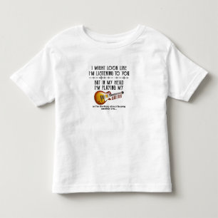 Camiseta Infantil Posso Parecer Como Ouvir Você, Mas Na Minha Cabe
