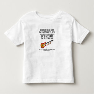 Camiseta Infantil Posso parecer que estou te ouvindo, mas no meu...