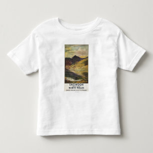 Camiseta Infantil Poster da estrada de ferro do Mountain View de