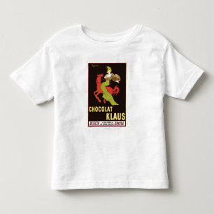 Camiseta Infantil Poster da propaganda de Chocolat Klaus