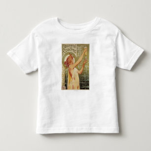 Camiseta Infantil Poster da propaganda do absinto de Robette