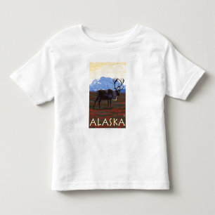 Camiseta Infantil Poster das viagens vintage de AlaskaCaribou