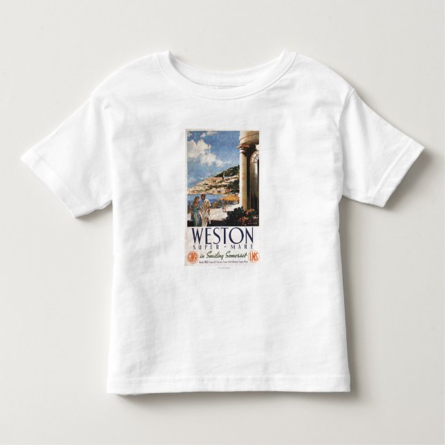 Camiseta Infantil Poster de negligência da estrada de ferro da costa (Frente)