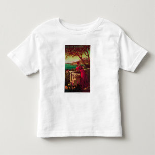 Camiseta Infantil Poster de viagens de Riviera francês # 2
