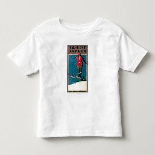 Camiseta Infantil Poster do Promo da taberna de Tahoe
